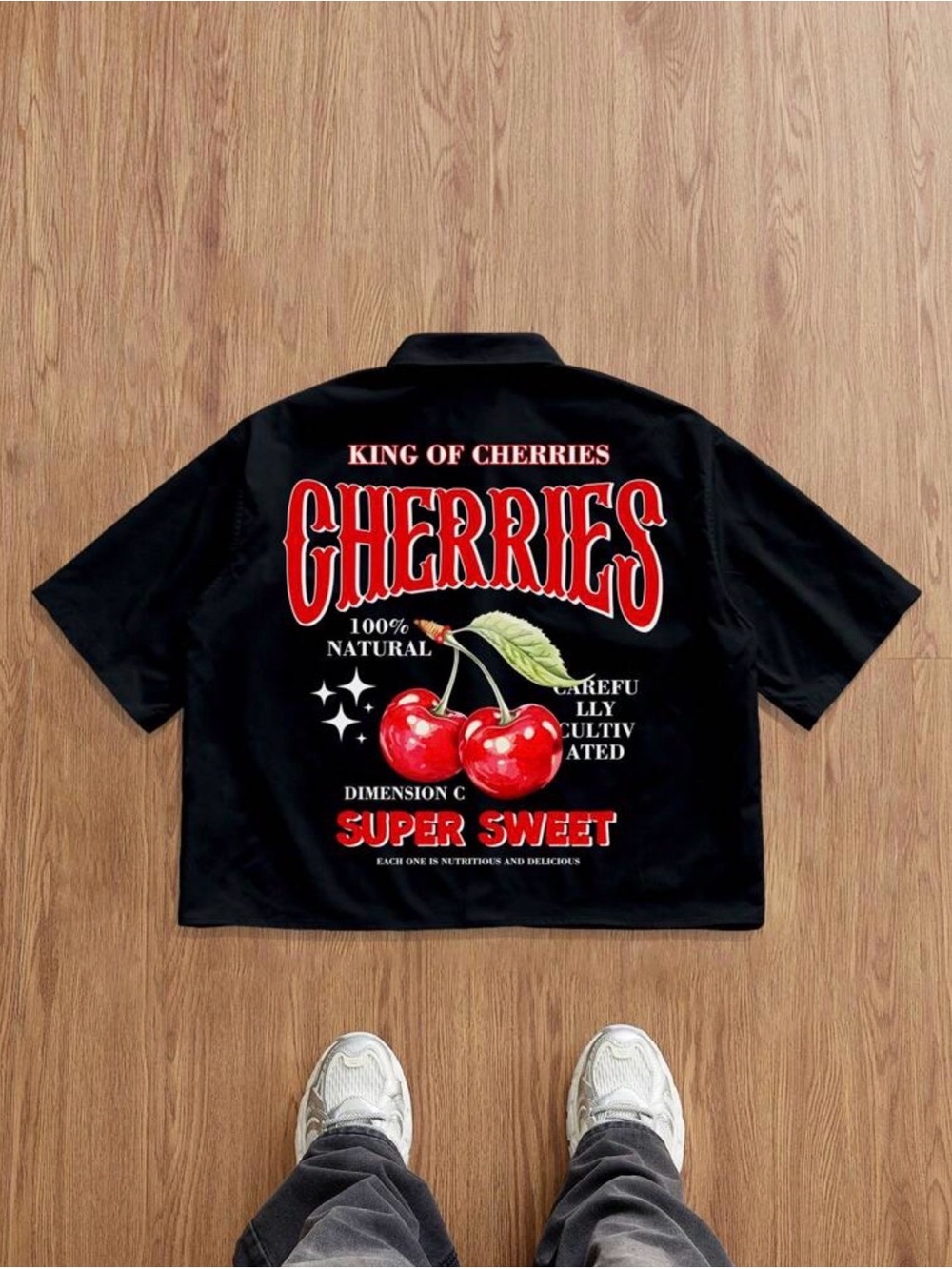 Oversized Cropped Shirt